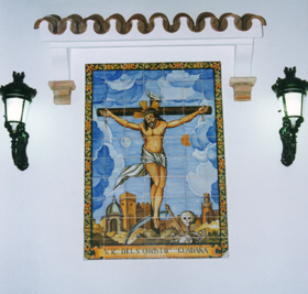 Azulejo lateral Cristo Guada&ntilde;a