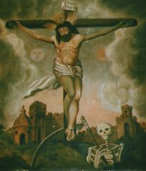 Lienzo Stmo. Cristo Guada&ntilde;a